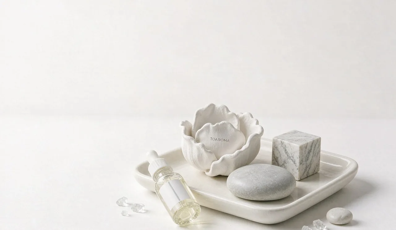 Private label aroma stone and ceramic diffuser objects